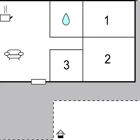 Gorgeous In Lakkopetra With Wifi Сasa de vacaciones *